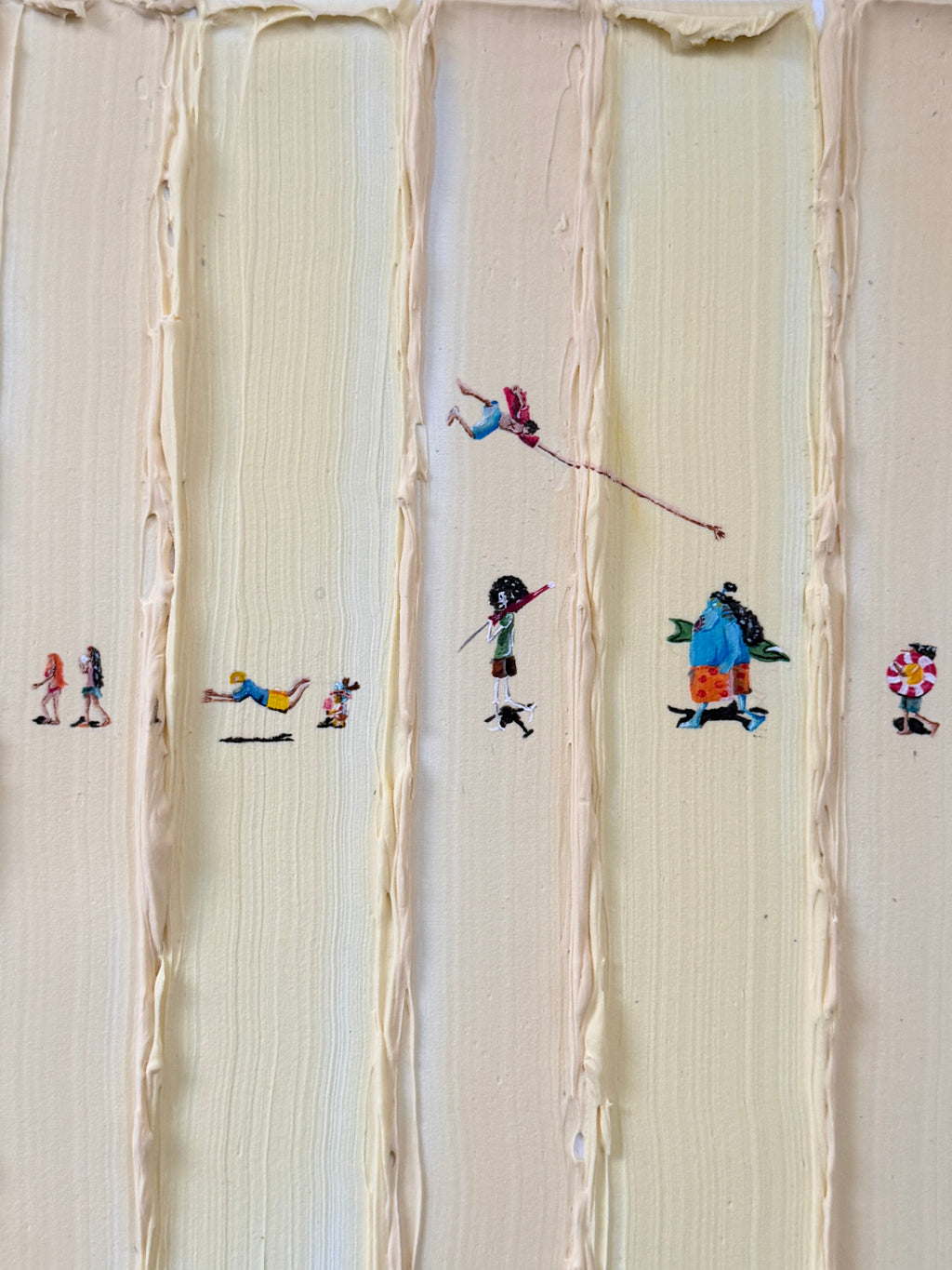 STRAWS ON THE BEACH | ORIGINAL PAINTING