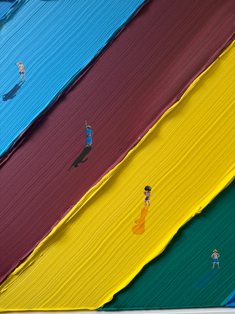 RAINBOW ROAD PRE | ORIGINAL PAINTING