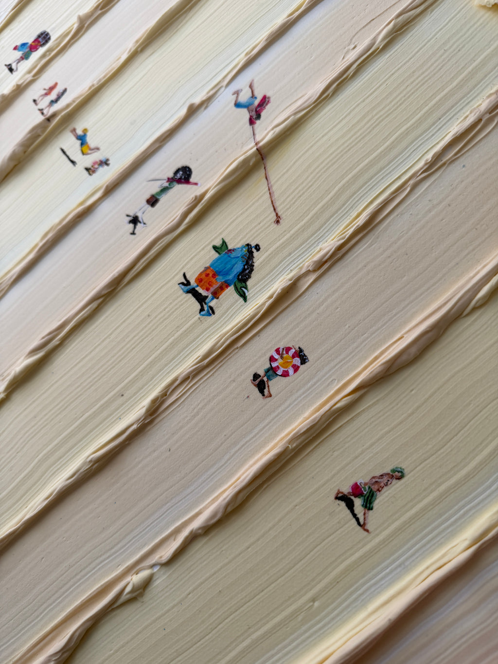 STRAWS ON THE BEACH | ORIGINAL PAINTING
