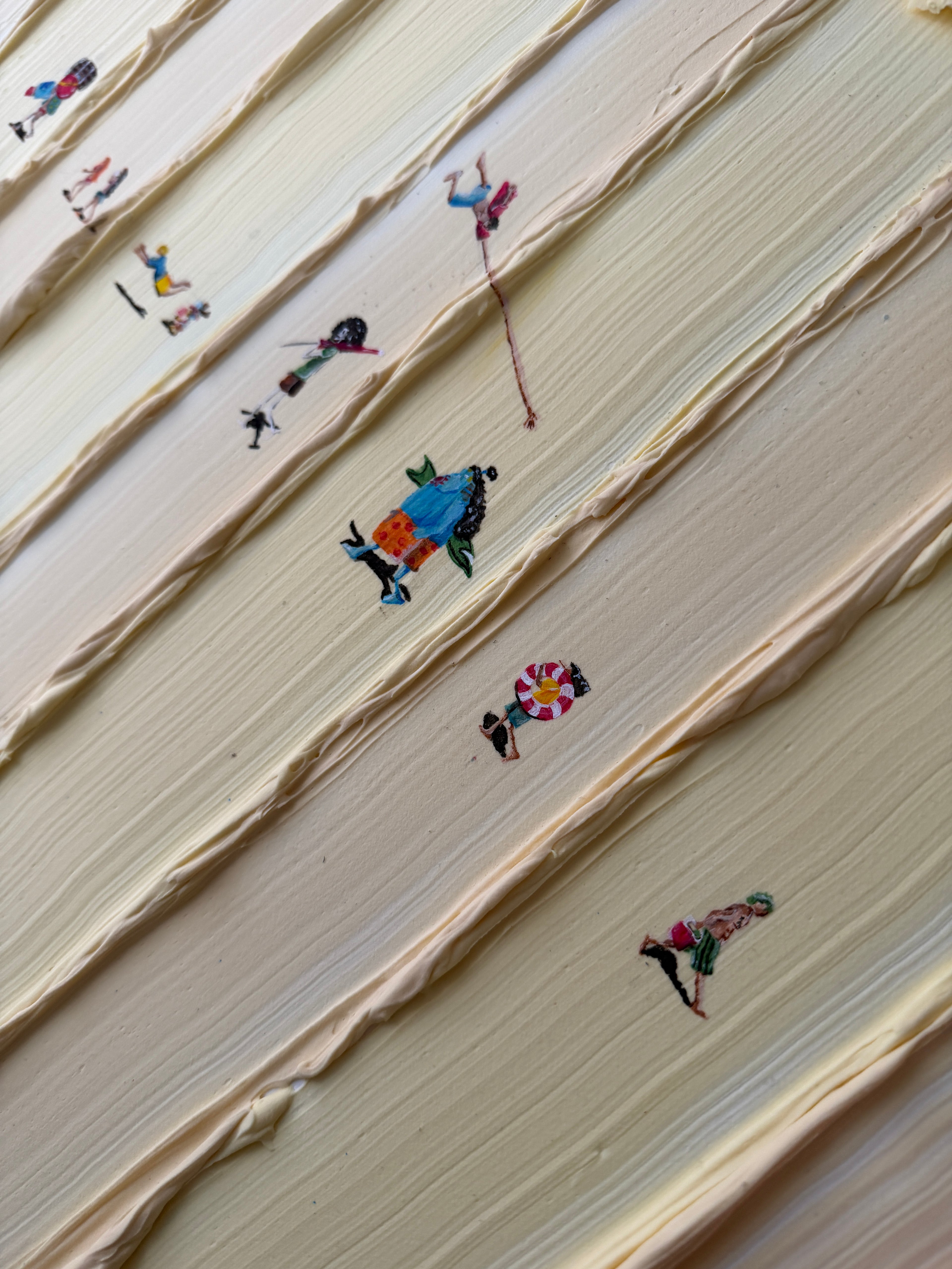 STRAWS ON THE BEACH | ORIGINAL PAINTING